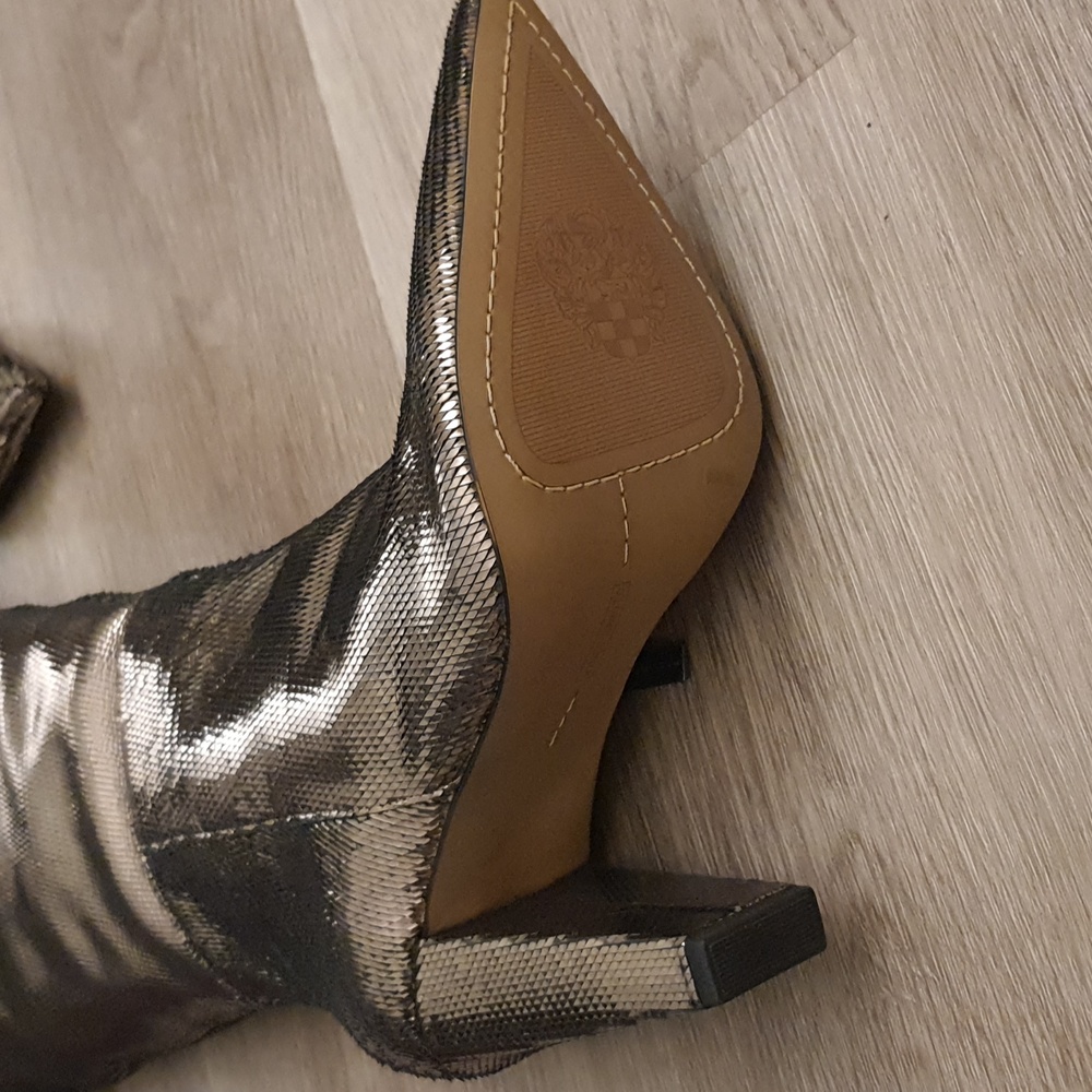 Vince Camuto Women's Metallic Over the Knee Boots - Picture 3 of 4